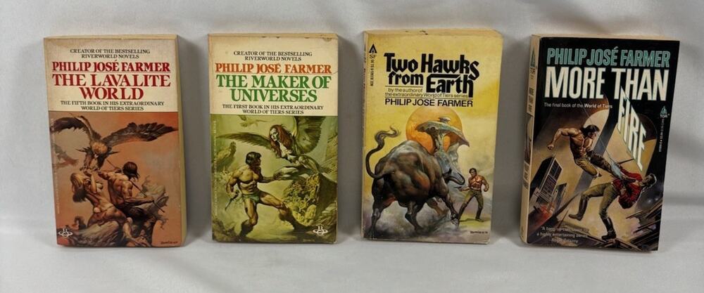 Philip Jose Farmer The World of Tiers Series set of 4 Paperback
